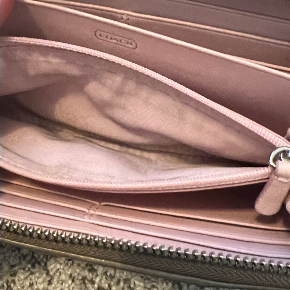 Coach Embossed Brown Wallet - Picture 7 of 8